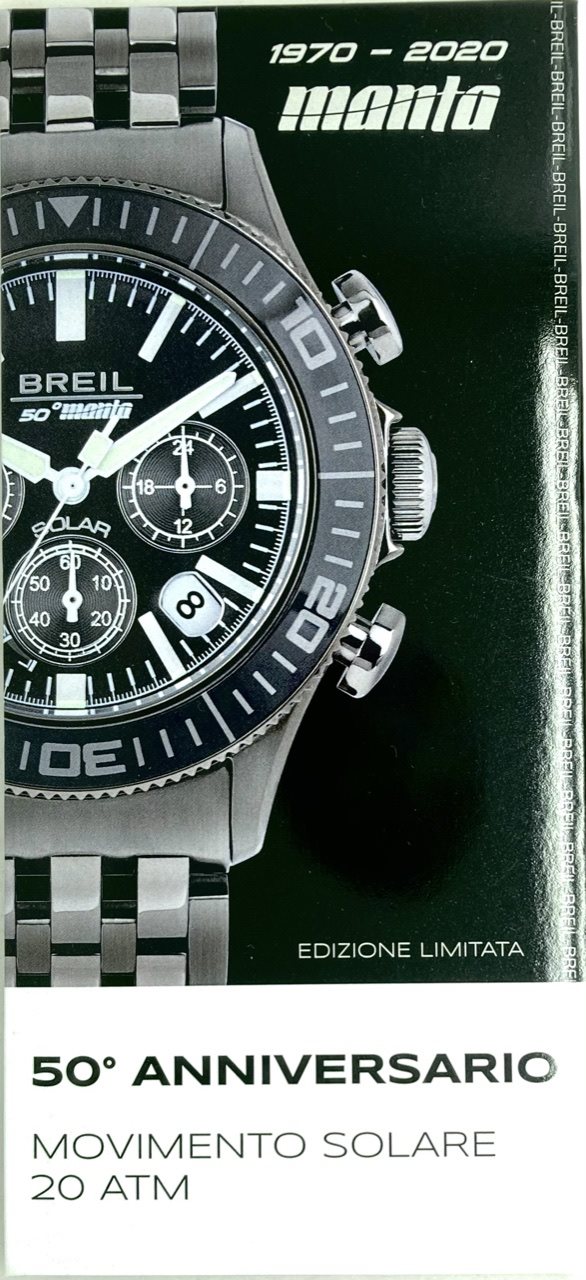 Watch Solar Man Breil TW1887 manta 1970 Watches